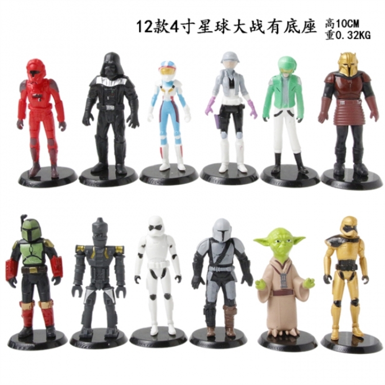 Star Wars Bagged Figure Decoration Model 10cm a set of 12