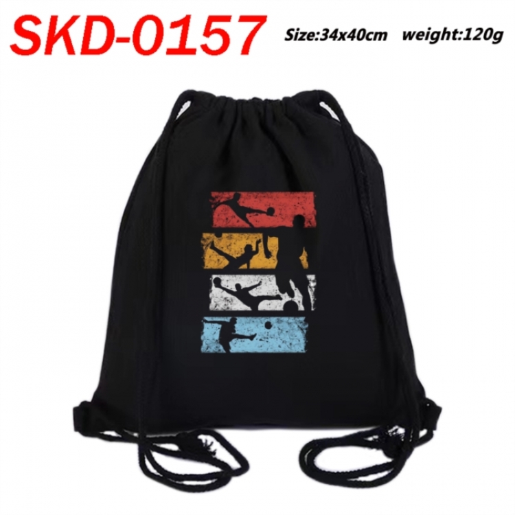 World Cup Anime Colored Drawstring Bag Backpack 40X34cm 120g