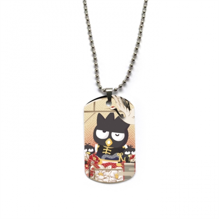 BAD BADTZ-MARU Anime double-sided full color printed military brand necklace price for 5 pcs