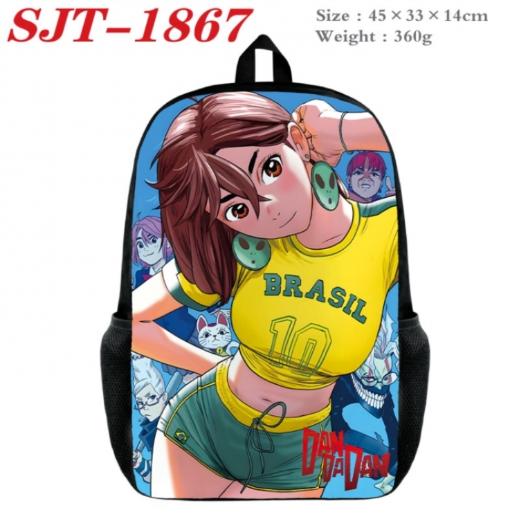 DANDADAN Anime nylon canvas backpack student backpack 45x33x14cm