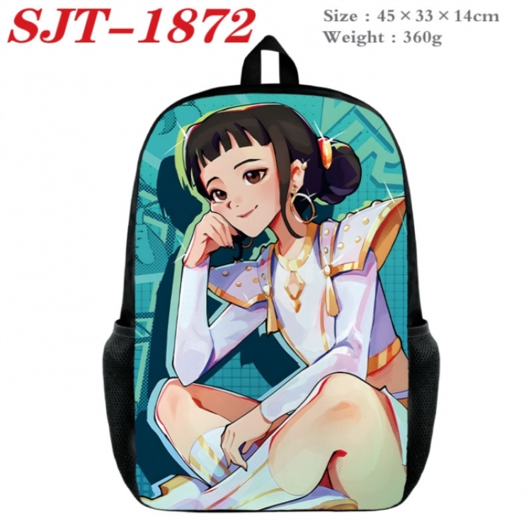 K-Pop:Demon Hunters Anime nylon canvas backpack student backpack 45x33x14cm