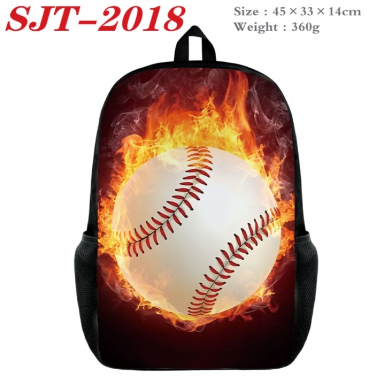 Football Anime nylon canvas backpack student backpack 45x33x14cm