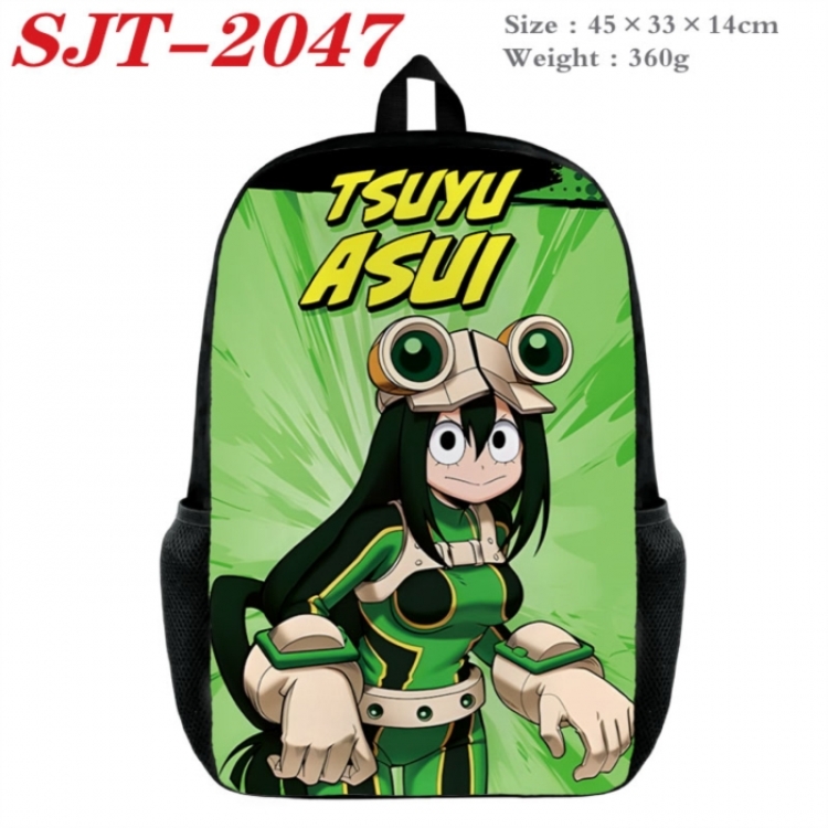 My Hero Academia Anime nylon canvas backpack student backpack 45x33x14cm