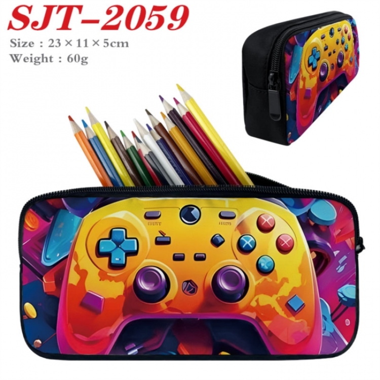 GamePad Anime nylon student pencil case 23x11x5cm 