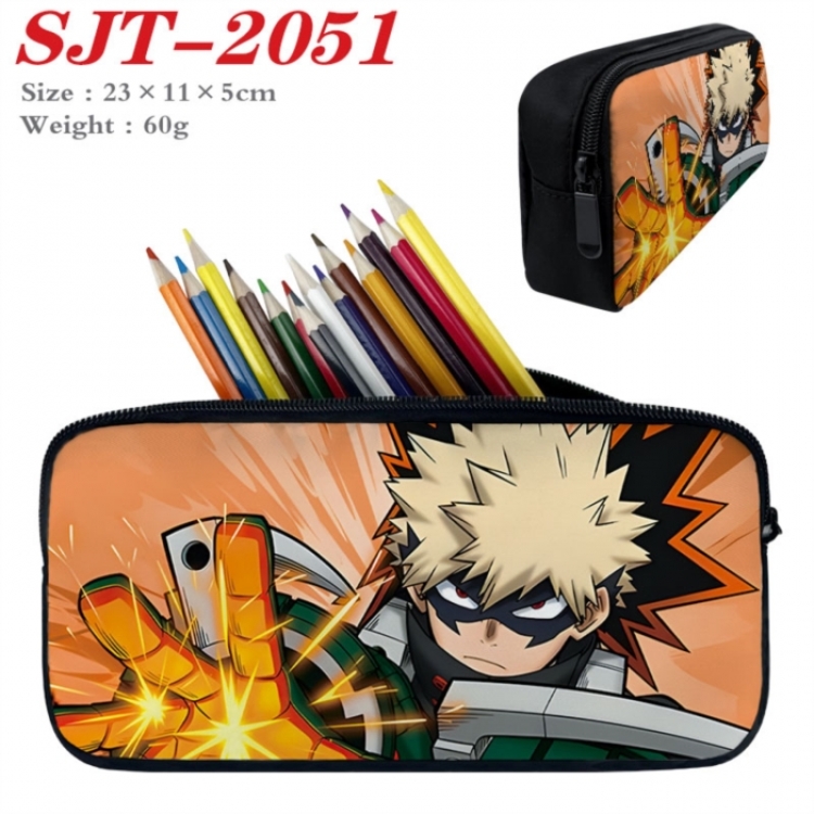 My Hero Academia Anime nylon student pencil case 23x11x5cm 