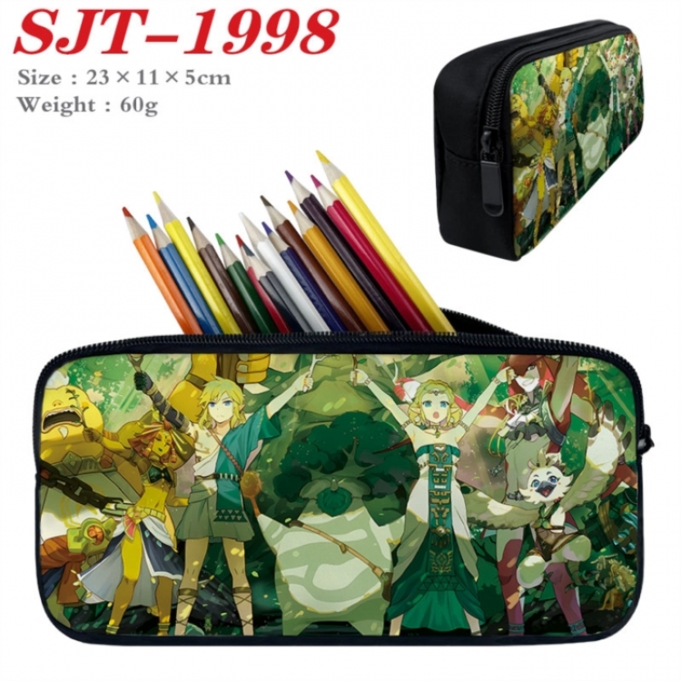The Legend of Zelda Anime nylon student pencil case 23x11x5cm 