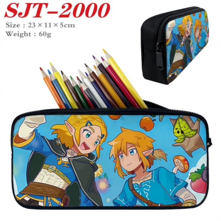 The Legend of Zelda Anime nylon student pencil case 23x11x5cm 