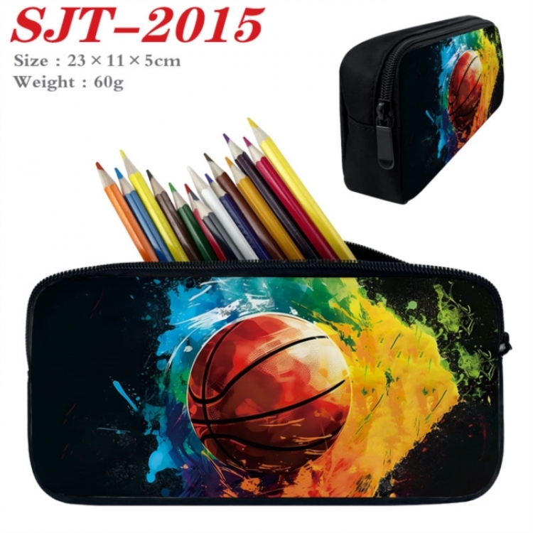 Football Anime nylon student pencil case 23x11x5cm 