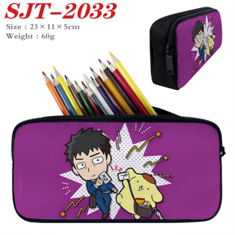 Mob Psycho 100 Anime nylon student pencil case 23x11x5cm 
