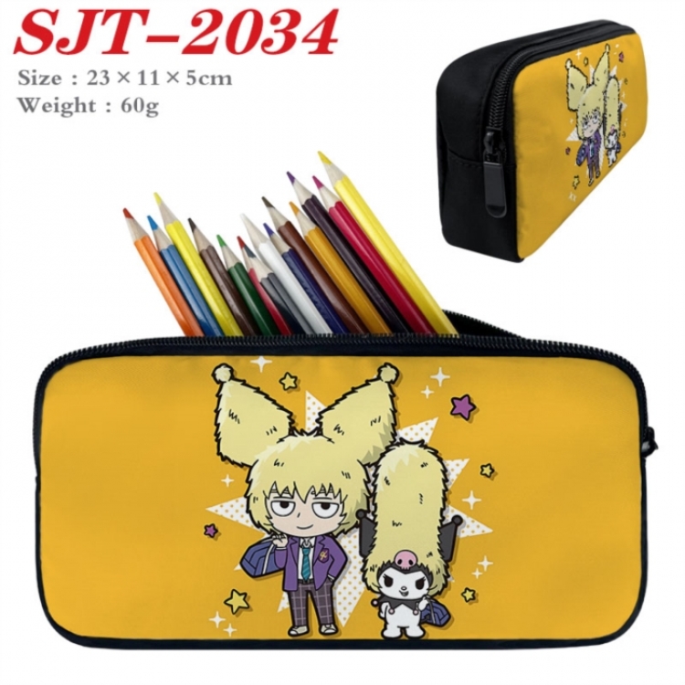 Mob Psycho 100 Anime nylon student pencil case 23x11x5cm 