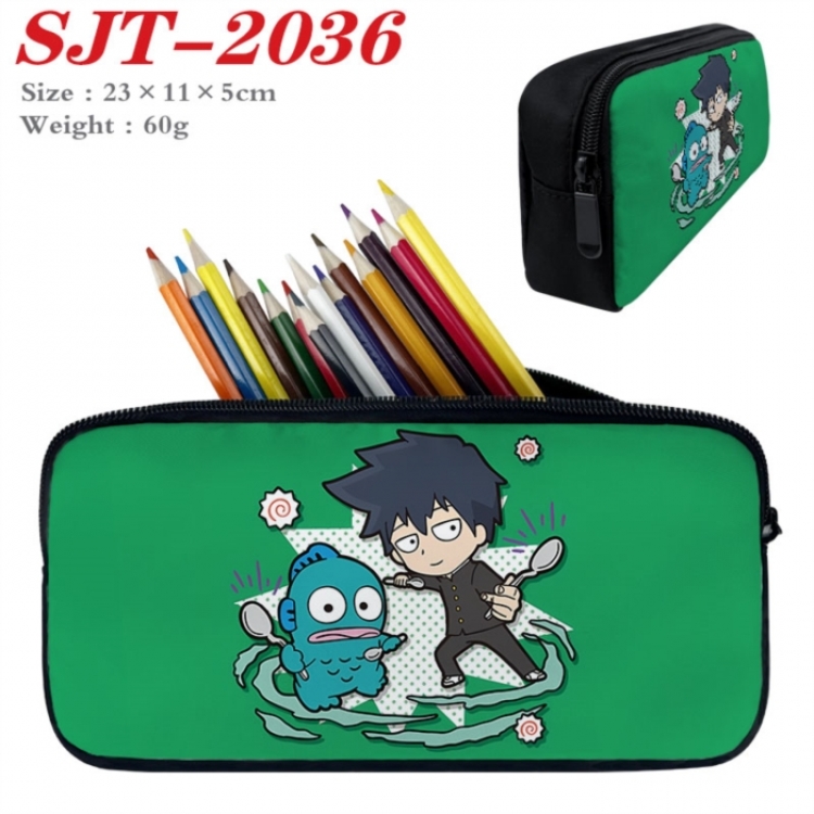 Mob Psycho 100 Anime nylon student pencil case 23x11x5cm 