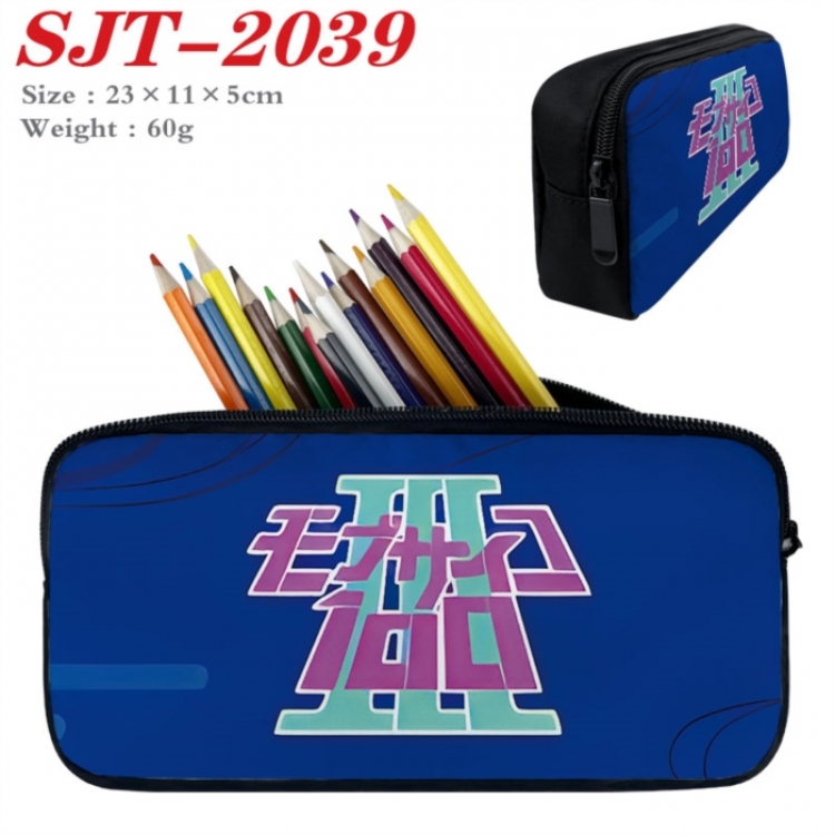 Mob Psycho 100 Anime nylon student pencil case 23x11x5cm 
