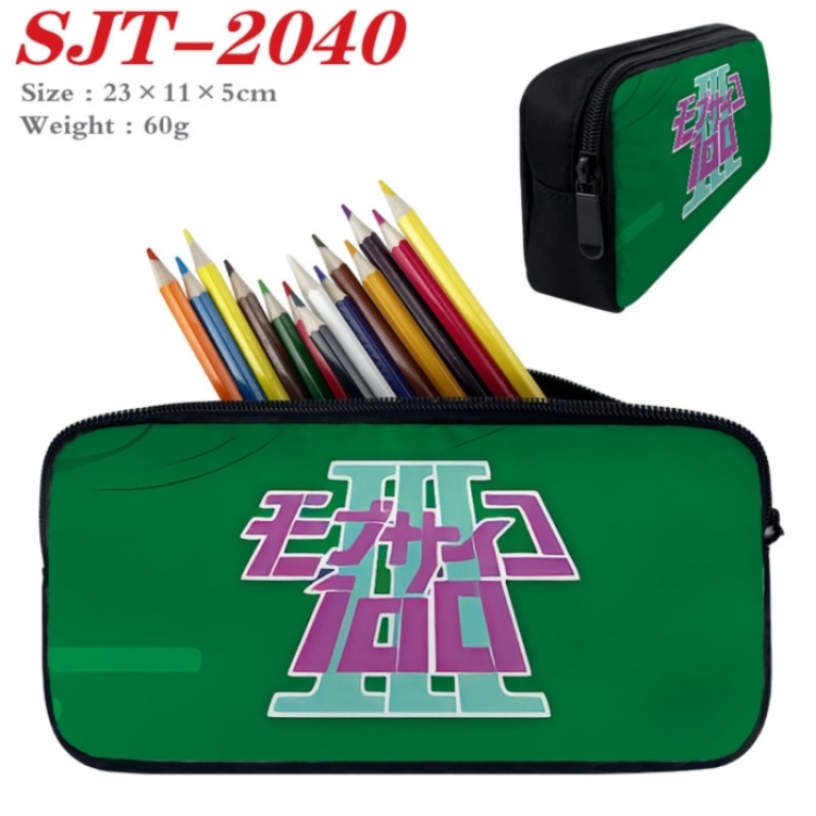 Mob Psycho 100 Anime nylon student pencil case 23x11x5cm 