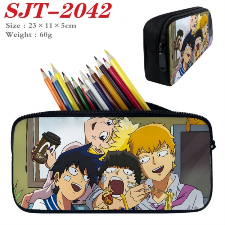 Mob Psycho 100 Anime nylon student pencil case 23x11x5cm 