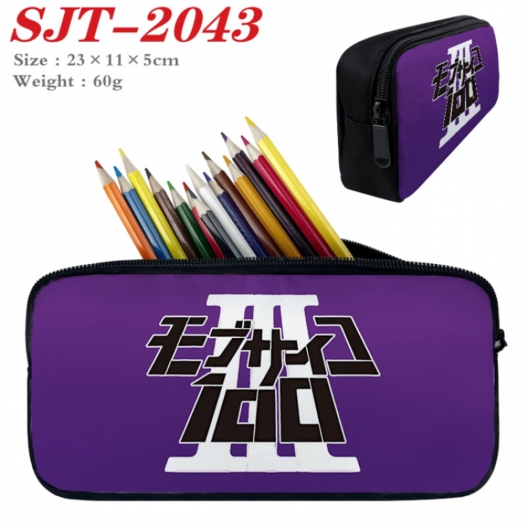 Mob Psycho 100 Anime nylon student pencil case 23x11x5cm 