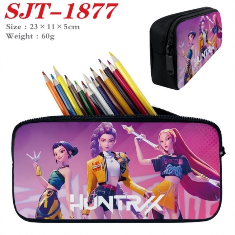 K-Pop:Demon Hunters Anime nylon student pencil case 23x11x5cm 