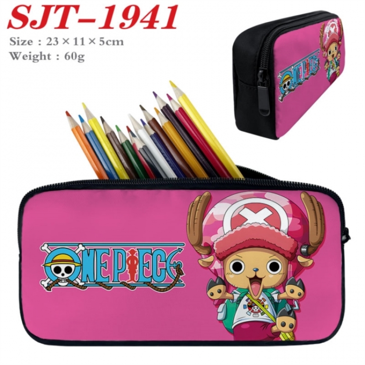 One Piece Anime nylon student pencil case 23x11x5cm 