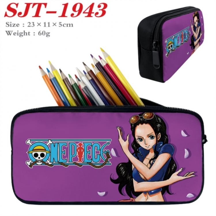 One Piece Anime nylon student pencil case 23x11x5cm 