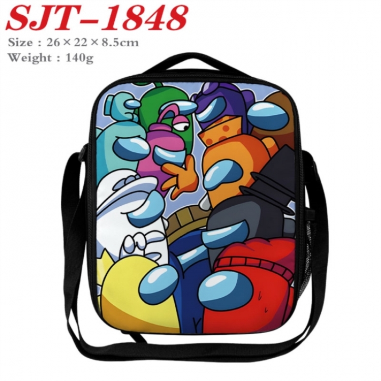 Among Us Anime Lunch Bag Crossbody Bag 26x22x8.5cm 