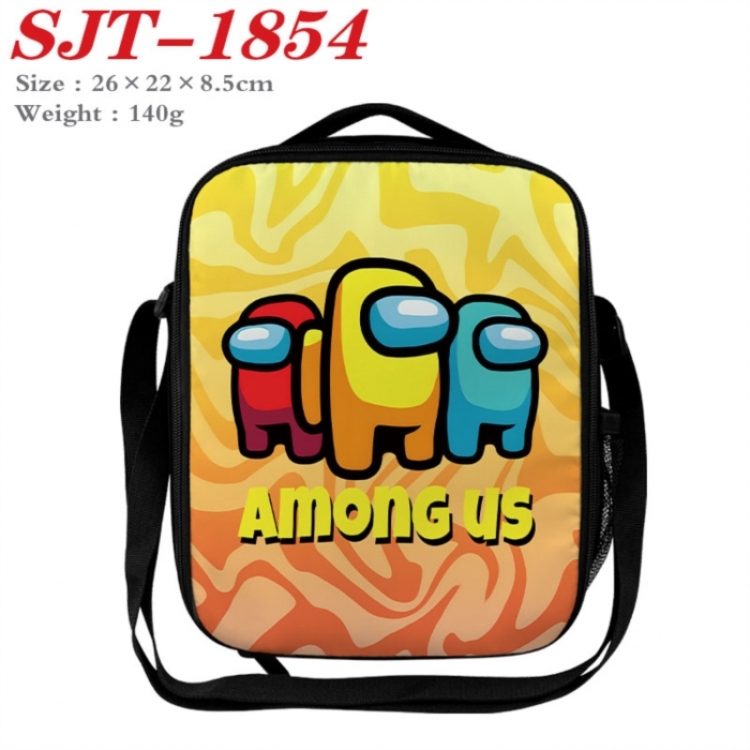 Among Us Anime Lunch Bag Crossbody Bag 26x22x8.5cm 