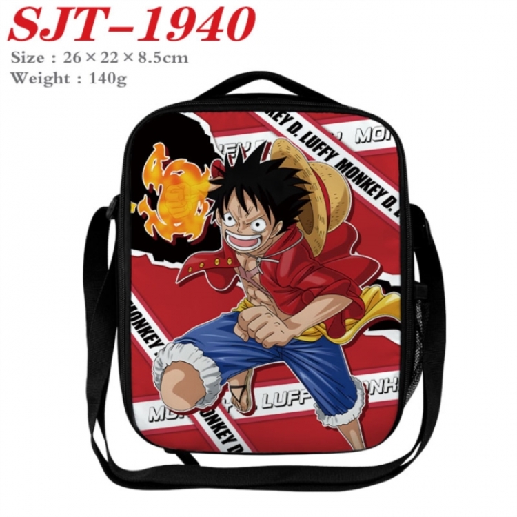 One Piece Anime Lunch Bag Crossbody Bag 26x22x8.5cm 