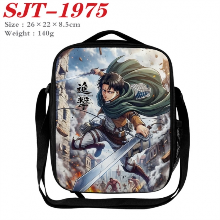Shingeki no Kyojin Anime Lunch Bag Crossbody Bag 26x22x8.5cm 