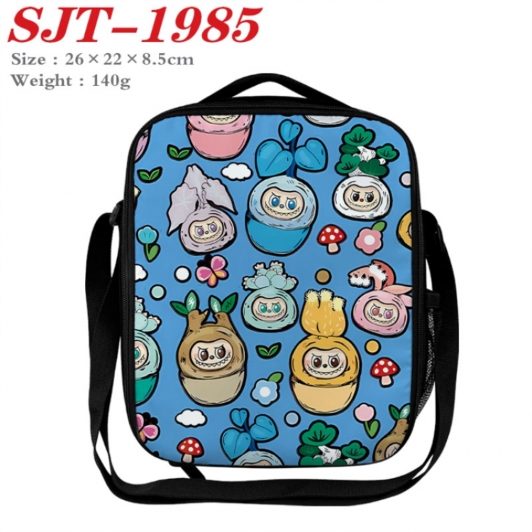 Labubu Anime Lunch Bag Crossbody Bag 26x22x8.5cm 