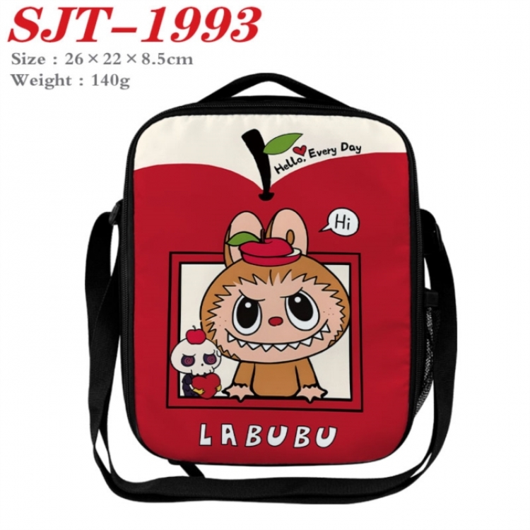 Labubu Anime Lunch Bag Crossbody Bag 26x22x8.5cm