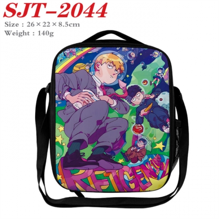 Mob Psycho 100 Anime Lunch Bag Crossbody Bag 26x22x8.5cm 