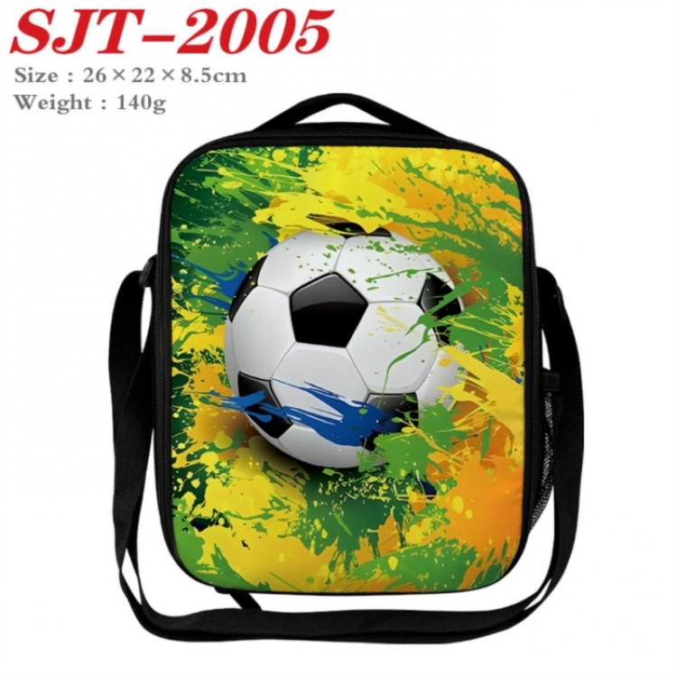 Football Anime Lunch Bag Crossbody Bag 26x22x8.5cm 