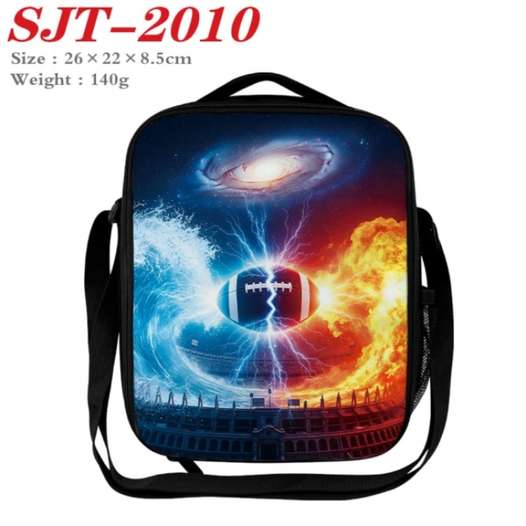 Football Anime Lunch Bag Crossbody Bag 26x22x8.5cm 