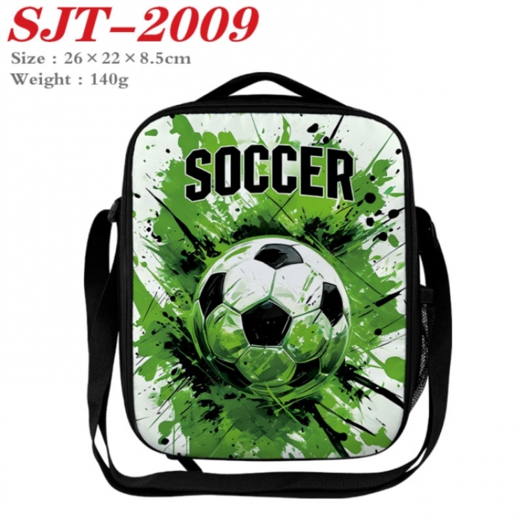 Football Anime Lunch Bag Crossbody Bag 26x22x8.5cm 