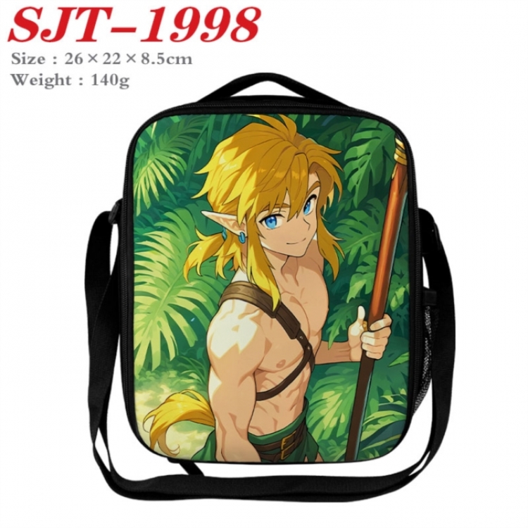 The Legend of Zelda Anime Lunch Bag Crossbody Bag 26x22x8.5cm 
