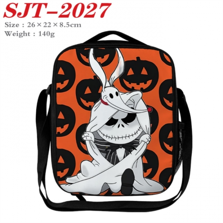The Nightmare Before Christmas Anime Lunch Bag Crossbody Bag 26x22x8.5cm 
