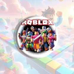 Roblox Anime tinplate brooch b...