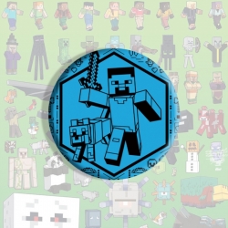 Minecraft Anime tinplate brooc...