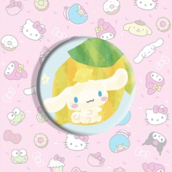 Sanrio Anime tinplate brooch b...