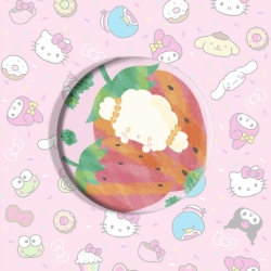 Sanrio Anime tinplate brooch b...