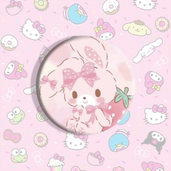 Sanrio Anime tinplate brooch b...