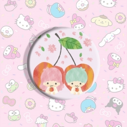 Sanrio Anime tinplate brooch b...