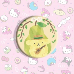Sanrio Anime tinplate brooch b...