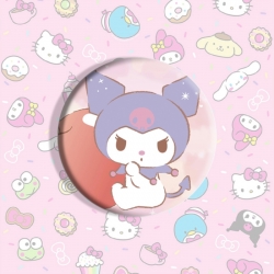 Sanrio Anime tinplate brooch b...