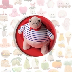 Jellycat Anime tinplate brooch...