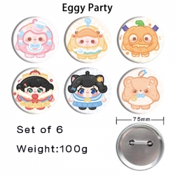 Eggy Party Anime Tinplate Brig...