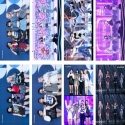 BLACK PINK Embossed poster 8 p...