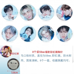 BTS Anime Circular laser rainb...