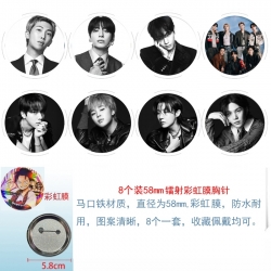 BTS Anime Circular laser rainb...