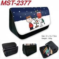 snoopy Anime Velcro canvas zip...