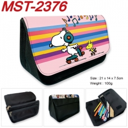 snoopy Anime Velcro canvas zip...