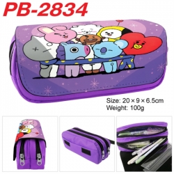 BTS Anime double-layer pu leat...
